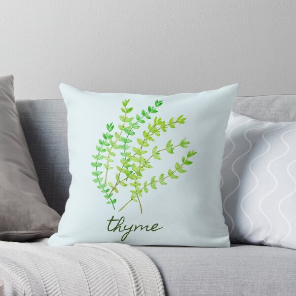 Item preview, Watercolour herb thyme illustration  designed and sold by cornercroft.