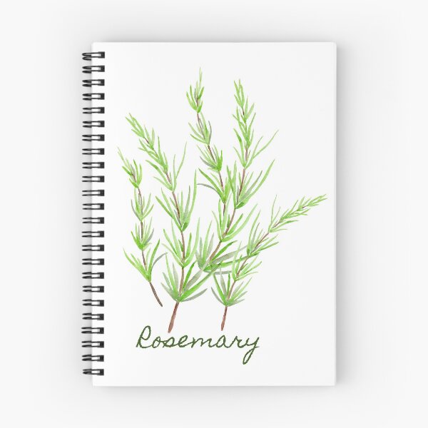 Item preview, Watercolour herb sprig of rosemary designed and sold by cornercroft.