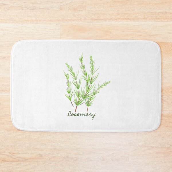 Item preview, Watercolour herb sprig of rosemary designed and sold by cornercroft.