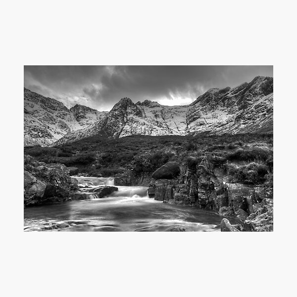 The Fairy Pools and Cuillins Isle of Skye Photographic Print