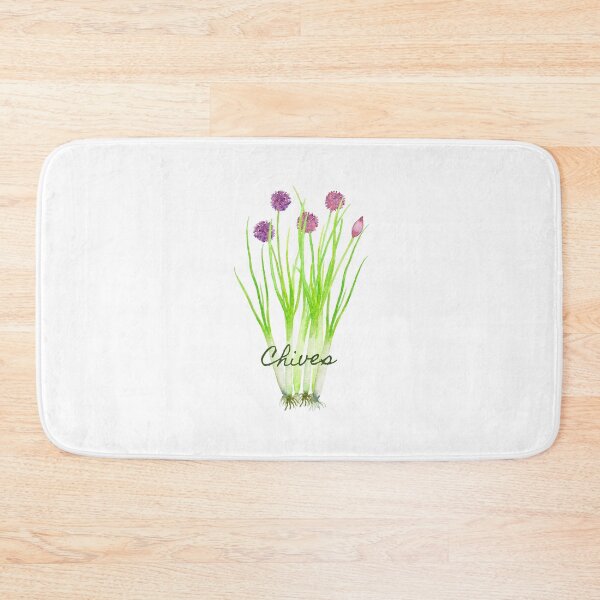 Item preview, Watercolour herb Chives Illustration designed and sold by cornercroft.