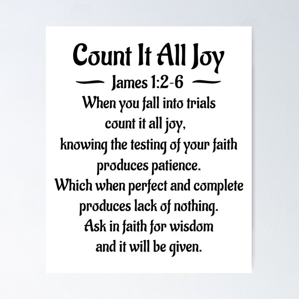Count It All Joy {Poster} Count It All Joy {Poster}