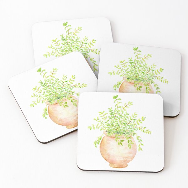 Item preview, Watercolour herb thyme illustration designed and sold by cornercroft.