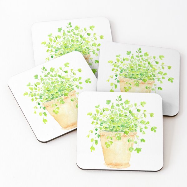 Item preview, Watercolour Herb Parsley in Pot designed and sold by cornercroft.