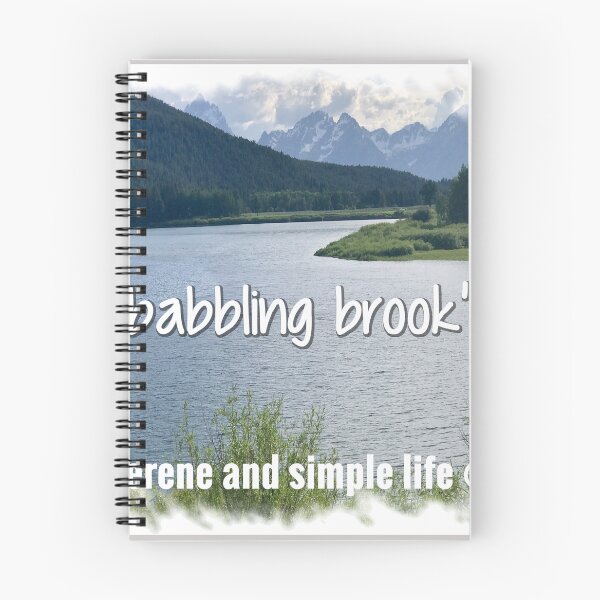 Item preview, babbling brook tote designed and sold by sayitdisplayit.