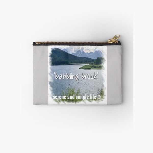 Item preview, babbling brook tote designed and sold by sayitdisplayit.