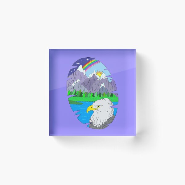 Item preview, Eagle mountain scene designed and sold by Melanie Jeyakkumar.