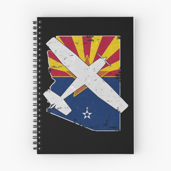 Item preview, Arizona State Silhouette and Flag Pilot C-172 Skyhawk Vintage designed and sold by RealPilotDesign.