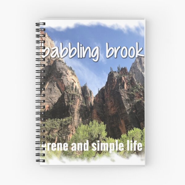 Item preview, babbling brook tote designed and sold by sayitdisplayit.