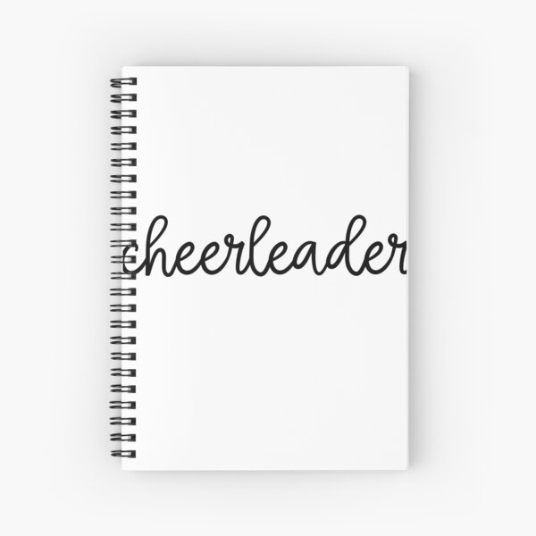 Cheerleader Sticker! Spiral Notebook