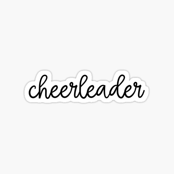 Item preview, Cheerleader Sticker! designed and sold by emeraldssun.