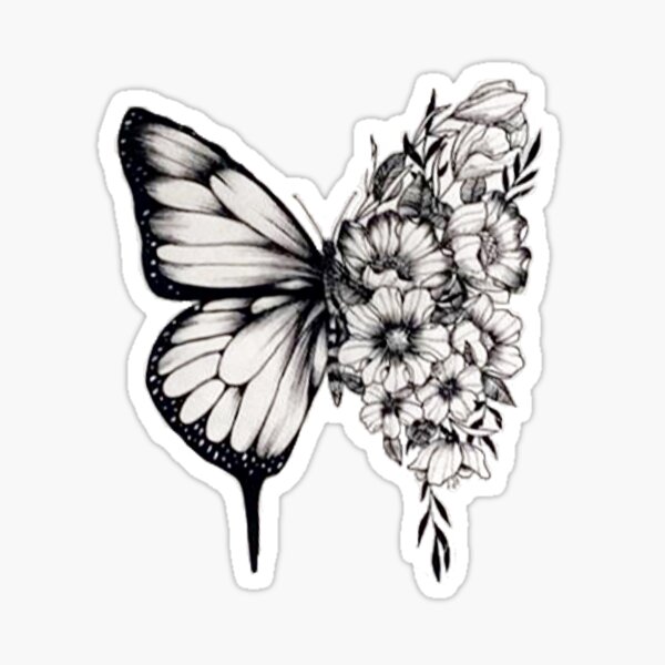 Butterfly Sticker by LiKaDraw