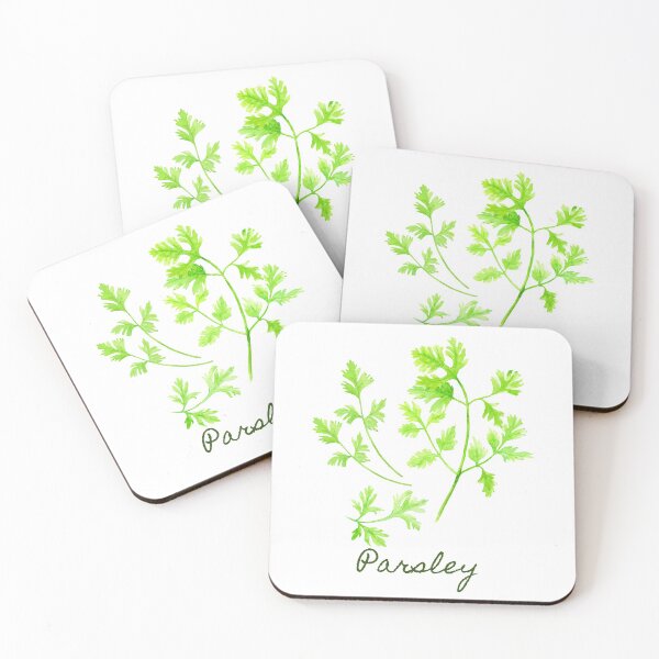 Item preview, Watercolor Herb Parsley Illustration designed and sold by cornercroft.