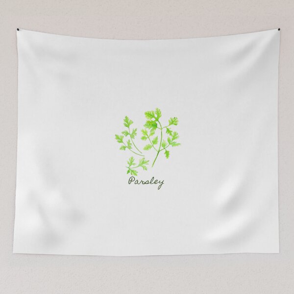 Item preview, Watercolor Herb Parsley Illustration designed and sold by cornercroft.