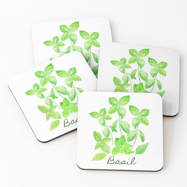 Item preview, Watercolor Basil Illustration designed and sold by cornercroft.