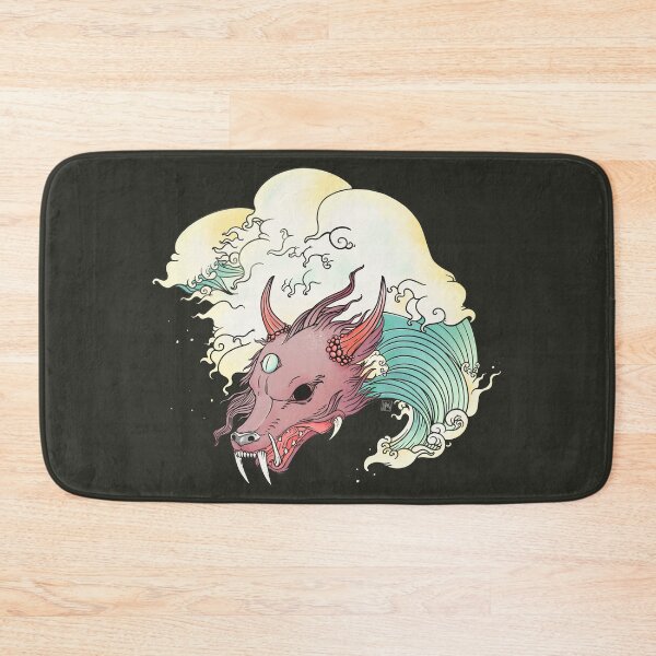 Item preview, Chinese Dragon And The Great Wave Art designed and sold by cellsdividing.