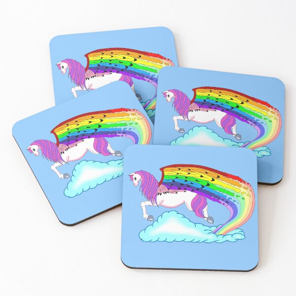 Item preview, Rainbow pegasus designed and sold by Melanie Jeyakkumar.