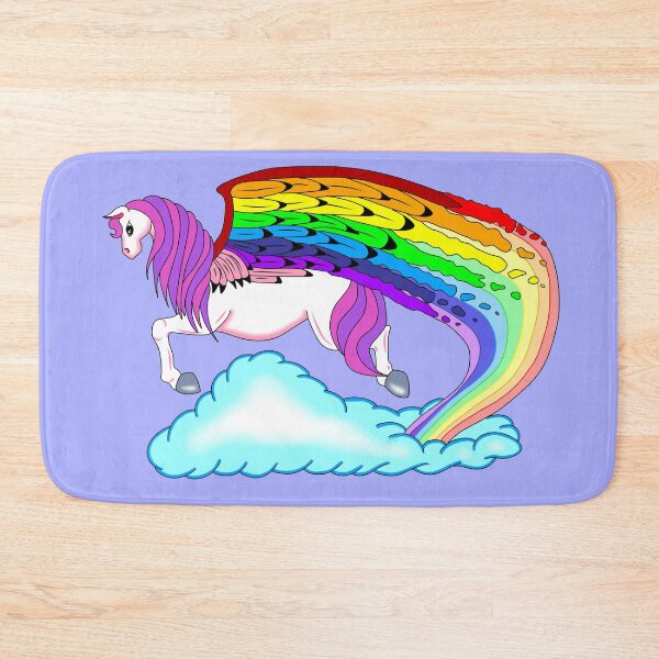 Item preview, Rainbow pegasus designed and sold by Melanie Jeyakkumar.