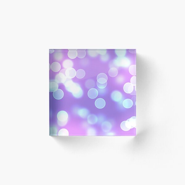 misc fantasy bokeh D Acrylic Block