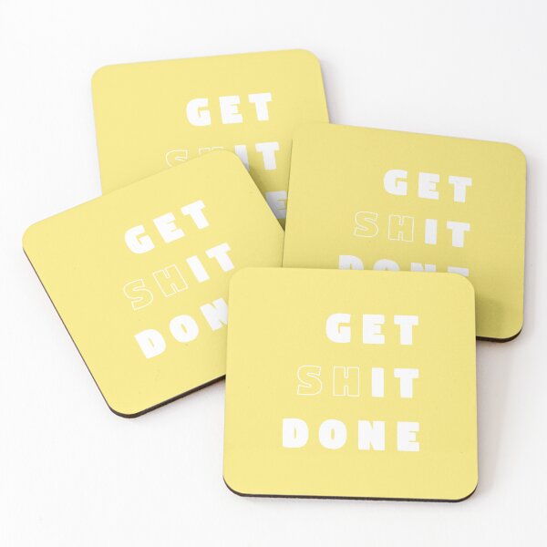 Item preview, Get Shit Done - Yellow designed and sold by synthesizer.