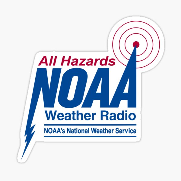 NOAA Weather Radio Sticker