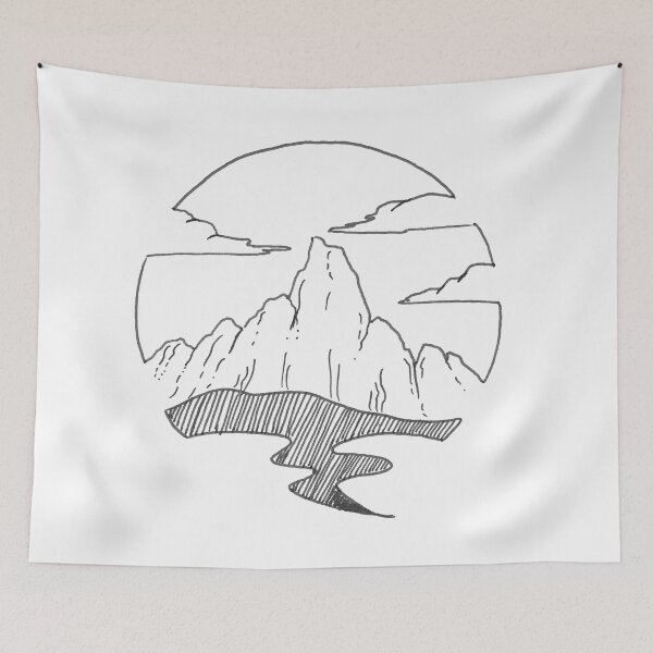 Item preview, mountainscape designed and sold by sorryitssadie.
