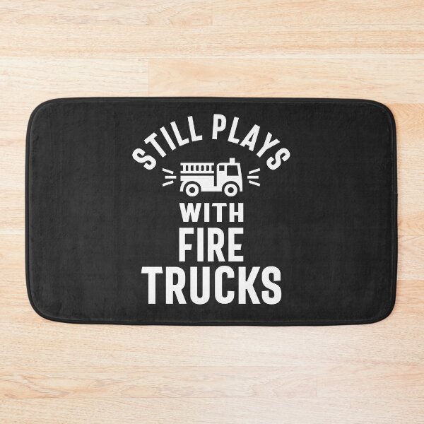 Item preview, Still Plays With Firetrucks designed and sold by cidolopez.