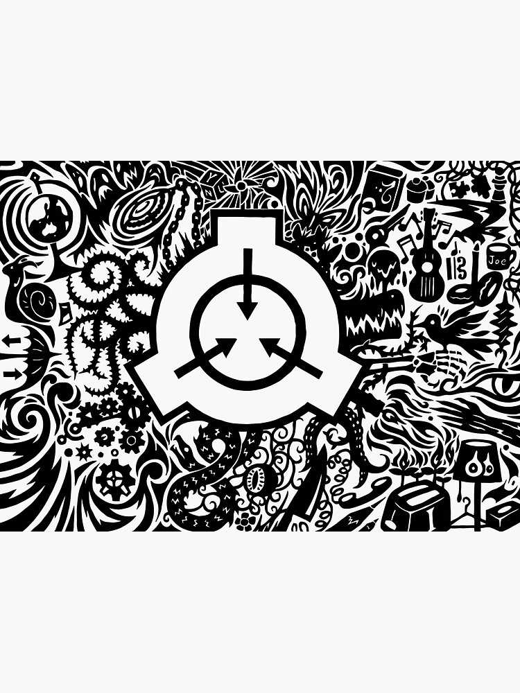 Thumbnail 3 of 3, Sticker, SCP - Foundation Logo designed and sold by GillyTheGhillie.