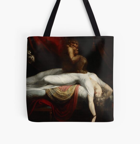 The Nightmare by Henry Fuseli Old Masters Reproductions All Over Print Tote Bag