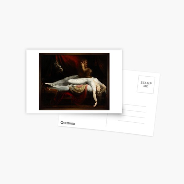 The Nightmare by Henry Fuseli Old Masters Reproductions Postcard