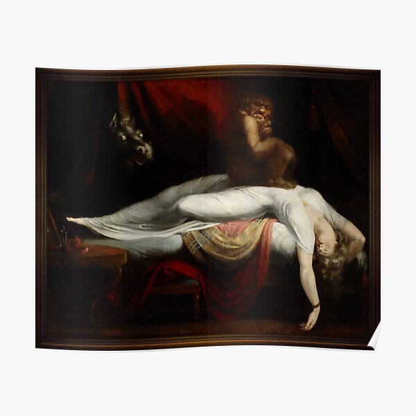 The Nightmare by Henry Fuseli Old Masters Reproductions Poster