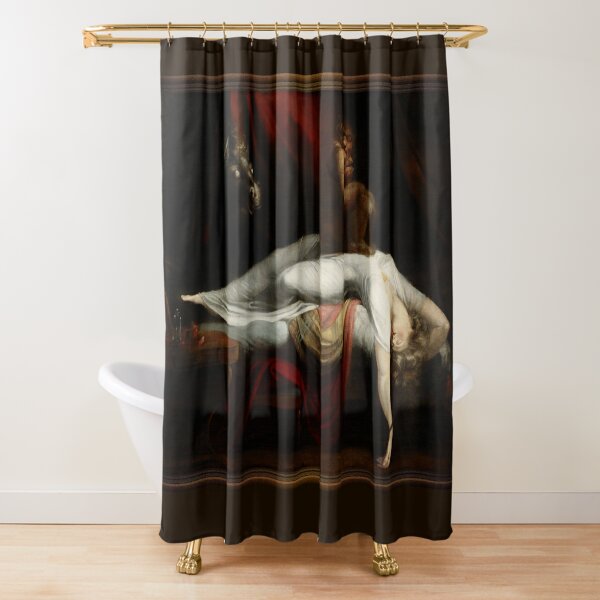 The Nightmare by Henry Fuseli Old Masters Reproductions Shower Curtain