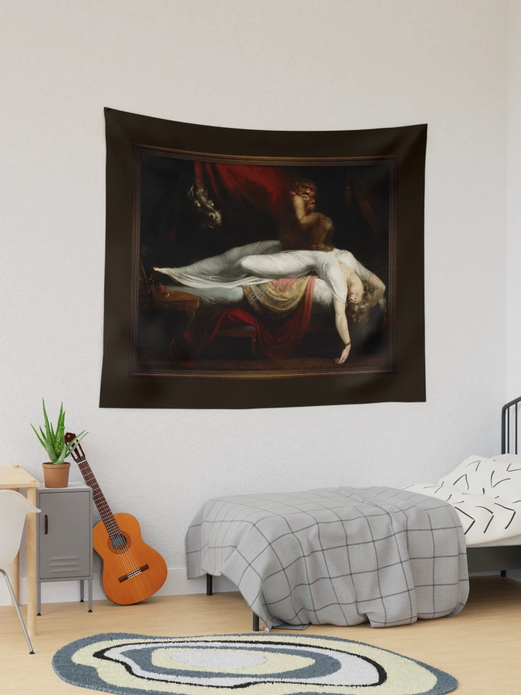 The Nightmare by Henry Fuseli Old Masters Reproductions Decorative Art Print Tapestry