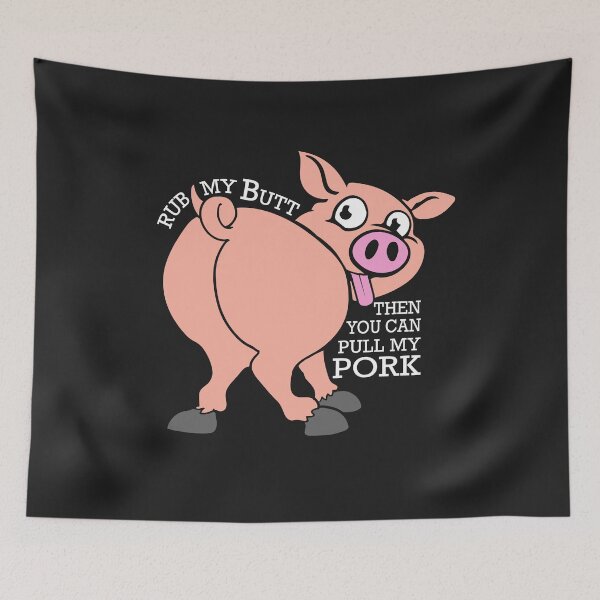 Item preview, Funny and Naughty Pig Pull Pork designed and sold by tarek25.