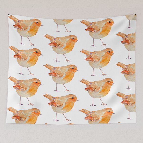 Item preview, Watercolor European Robin  designed and sold by cornercroft.