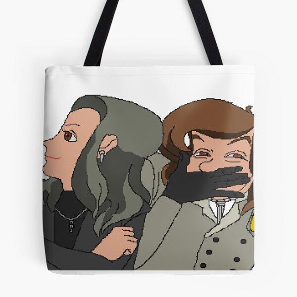 Item preview, Akechi and Sae from Persona 5 designed and sold by ahkosorsomesayk.