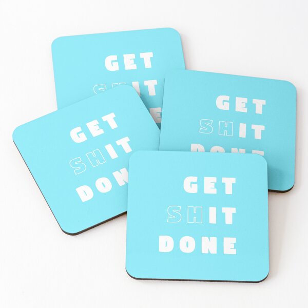Item preview, Get Shit Done - Blue designed and sold by synthesizer.