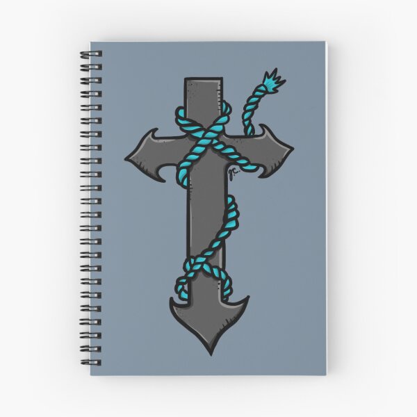 Item preview, anchor rope cross designed and sold by Jennie Clayton.