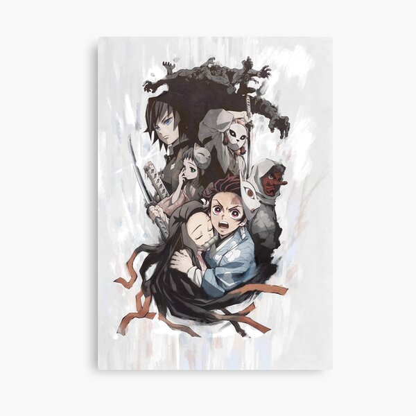 Demon Slayer Kimetsu No Yaiba Canvas Prints Redbubble