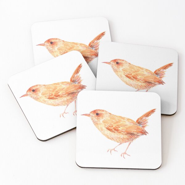 Item preview, watercolour bird wren designed and sold by cornercroft.