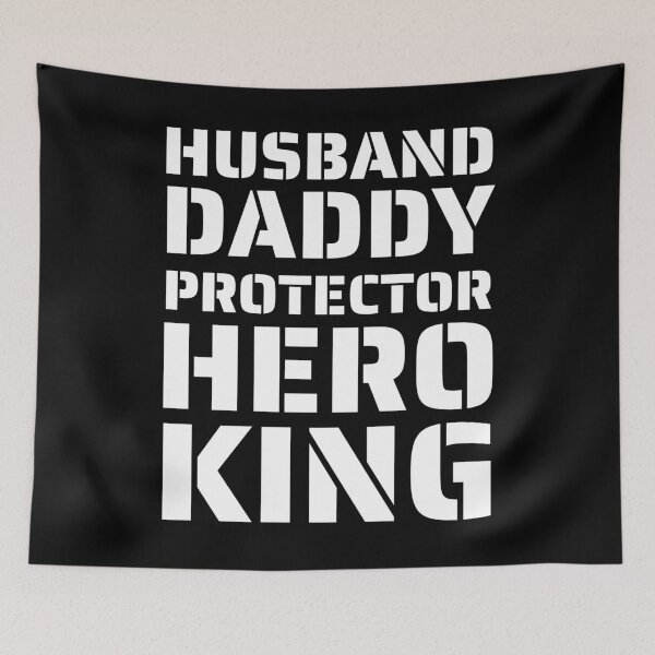 Item preview, Husband Daddy Protector Hero King, Dad Gift, Father's Day designed and sold by Logic72.