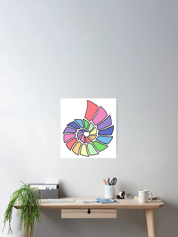 Thumbnail 2 of 3, Poster, Shell designed and sold by Karen Todman -Aroca Designs-.