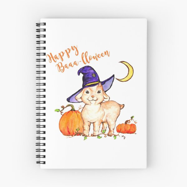 Item preview, Happy Baaa-lloween  witchy goat designed and sold by melissasnapp.