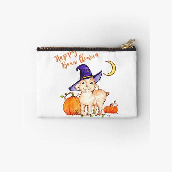 Item preview, Happy Baaa-lloween  witchy goat designed and sold by melissasnapp.