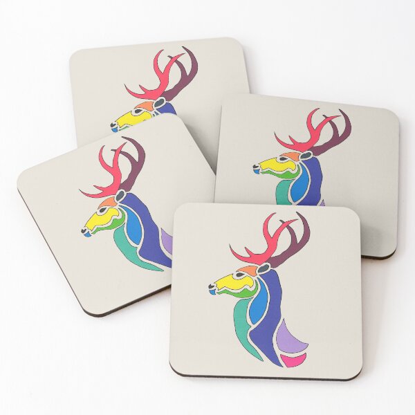 Item preview, Rainbow Stag designed and sold by Karen  Todman -Aroca Designs-.