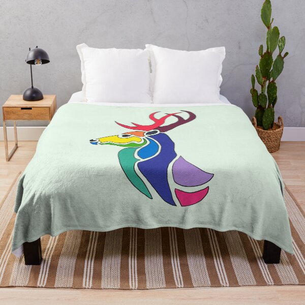 Item preview, Rainbow Stag designed and sold by Karen  Todman -Aroca Designs-.