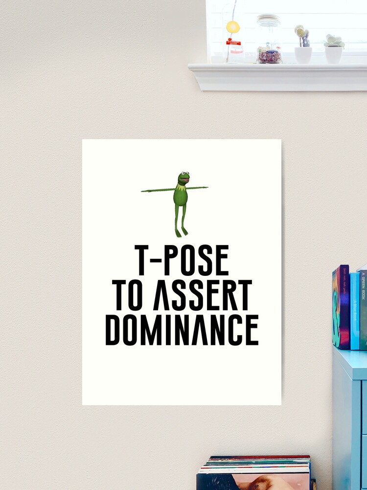 T-Pose To Assert Dominance, t pose to assert dominance
