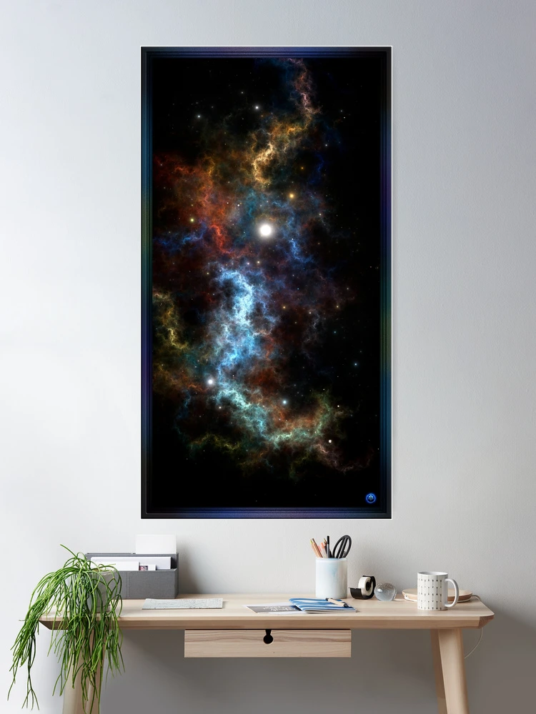 Sydeous Nexus Cluster Fractal Art Composition par Xzendor7 - Beauté cosmique 2 The Sydeous Nexus Cluster Fractal Art by Xzendor7 Wall Decor Poster Art Print