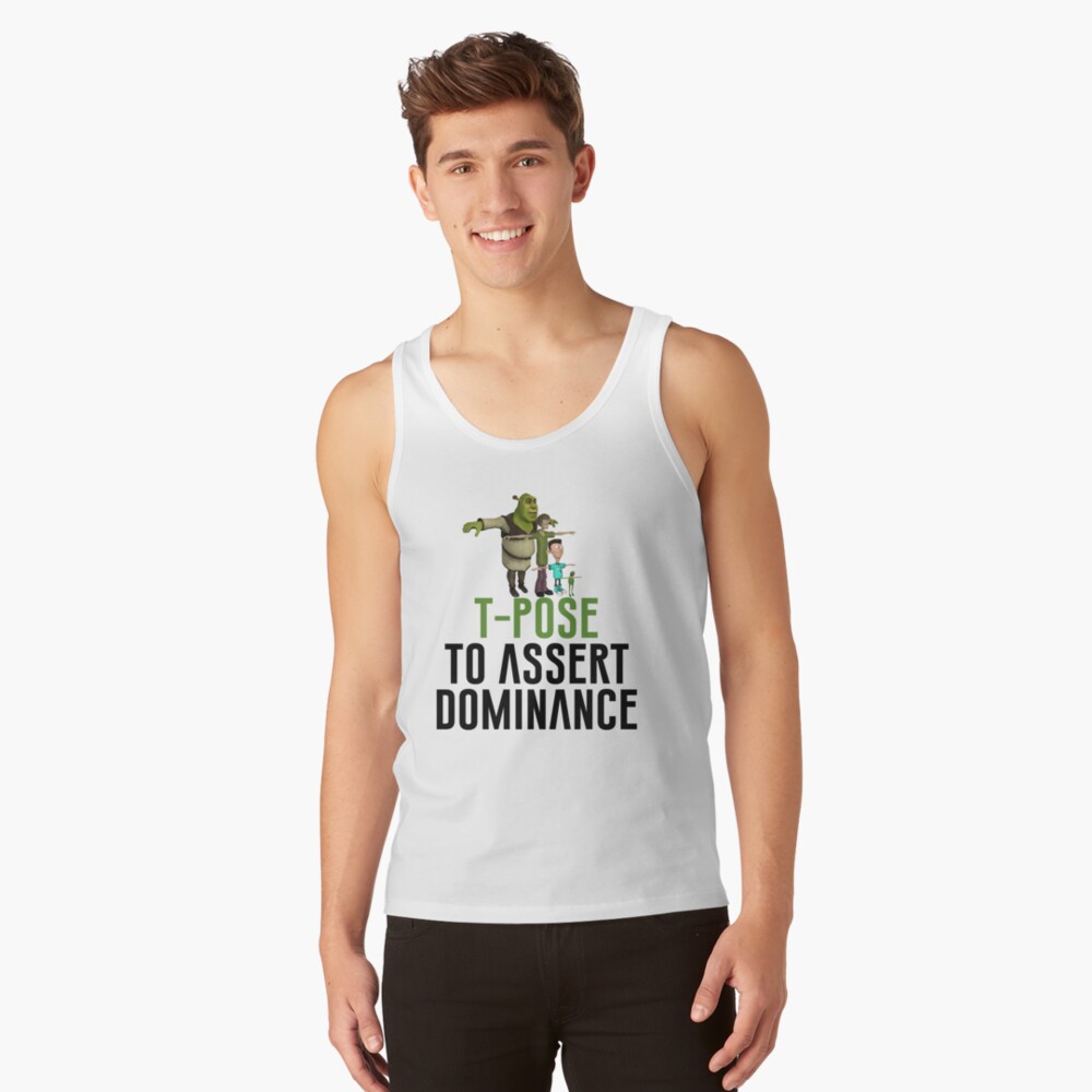 T-Pose To Assert Dominance Greeting Card for Sale by artsylab