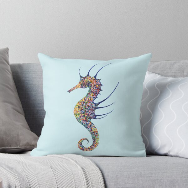 Artikelvorschau, Blaues Kamm-Seepferdchen entworfen und verkauft von Karen  Todman -Aroca Designs-.